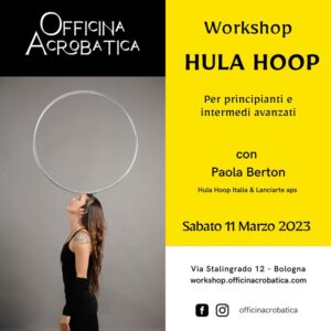 Workshop di Hula Hoop, con Paola Berton
