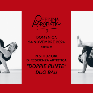 Restituzione artistica con DUO BAU – “Doppie Punte”